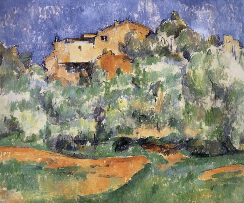 Paul Cezanne house Norge oil painting art
